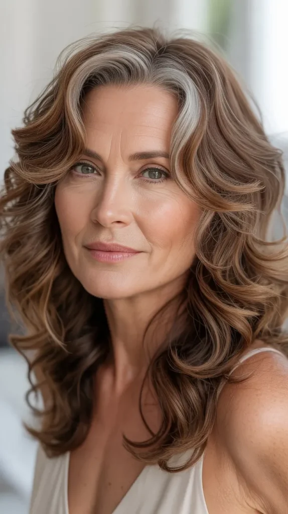 Tousled, Shoulder-Length Waves