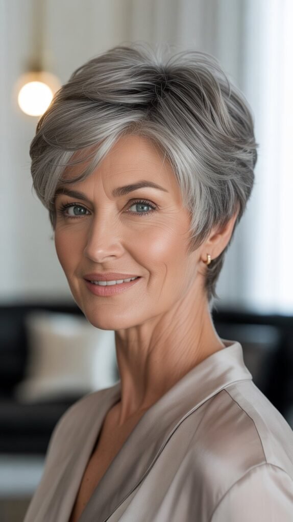 The Layered Pixie Cut