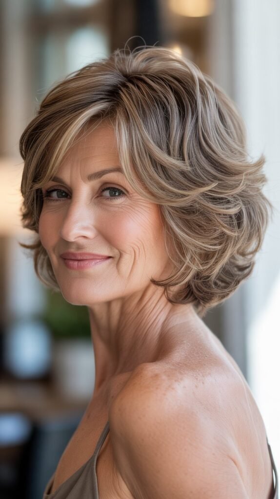 The Textured Shaggy Bob