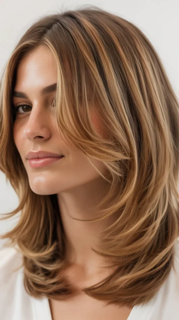 Layered Lob (Long Bob)