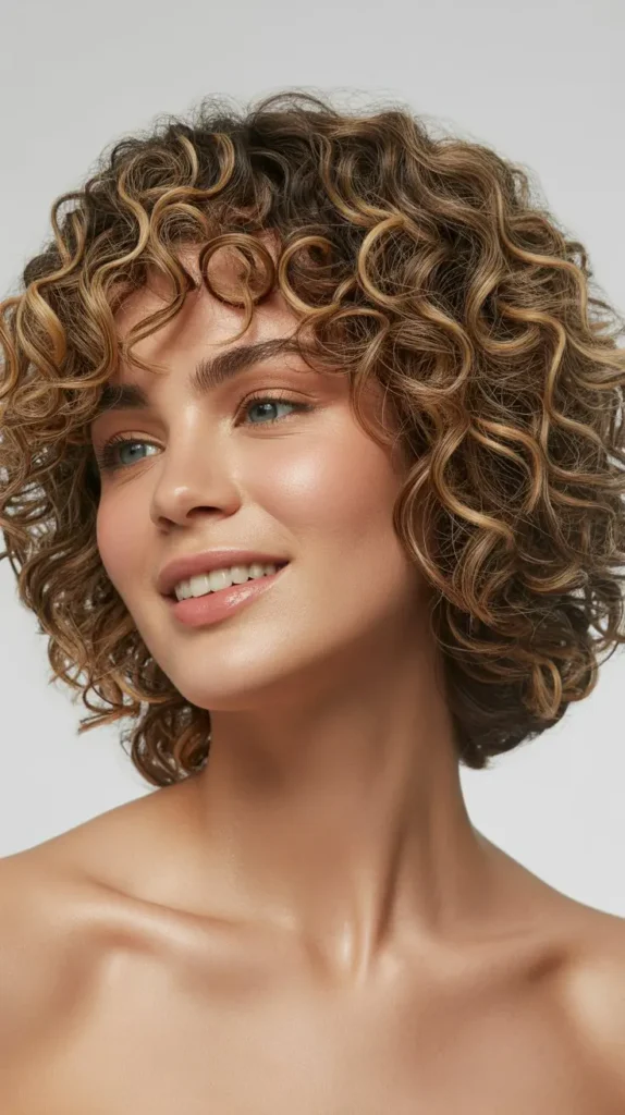  Curly Bob with Volume