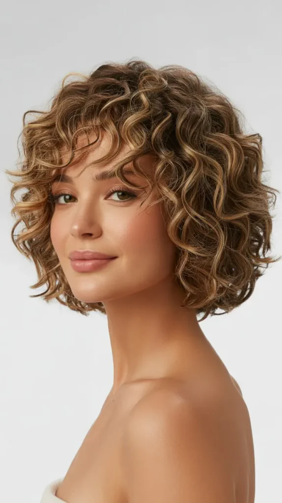Soft Curly Bob