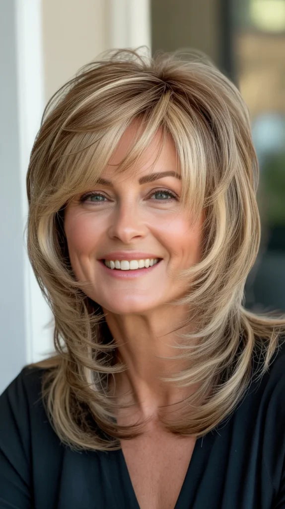 Layered Shag with Highlights