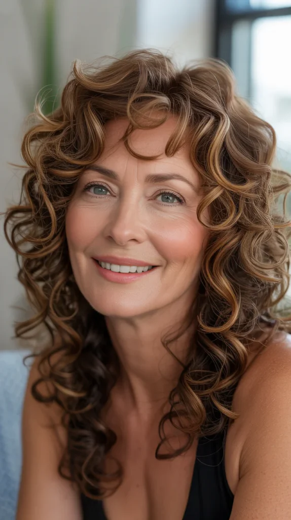 Bouncy Curls with Volume