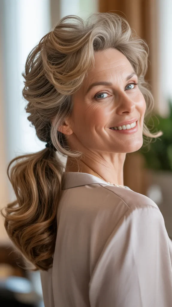 Textured Side Ponytail