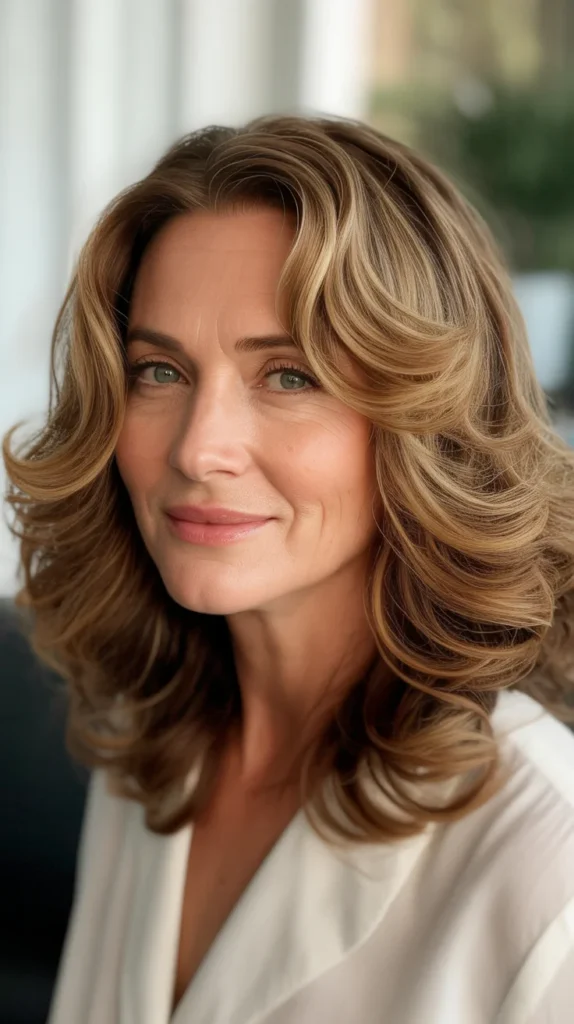 Elegant Shoulder-Length Waves