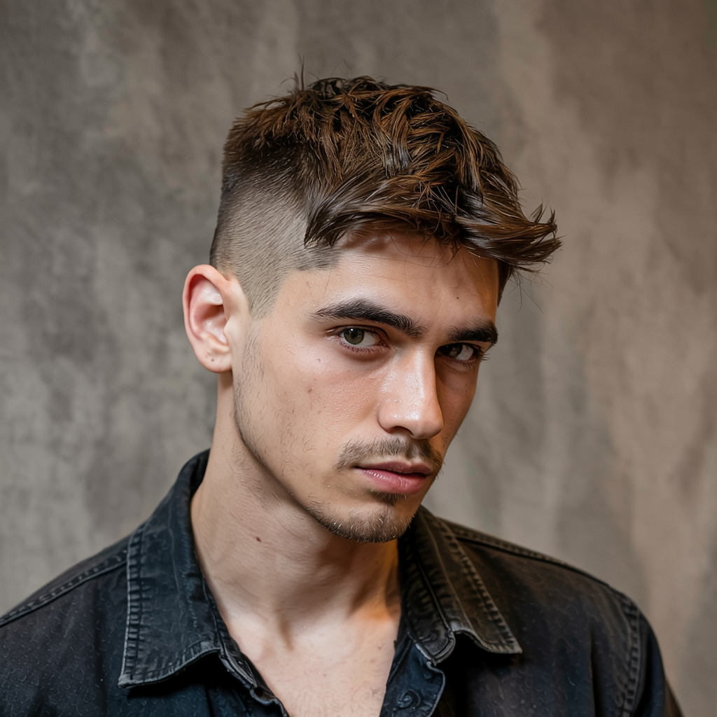 Disconnected Mullet Fade