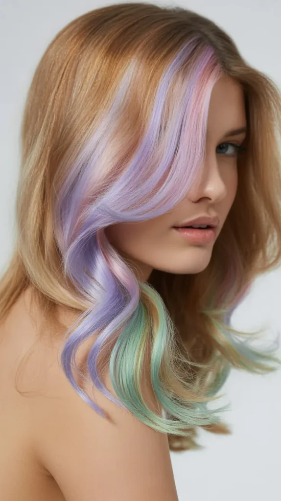 Peekaboo Pastel Tips