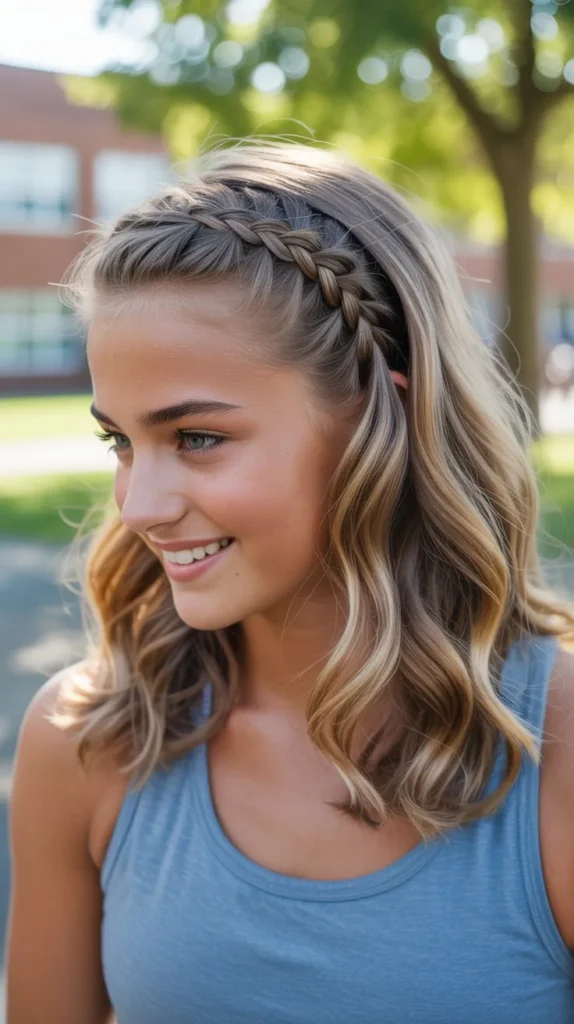Half-Braided Headband