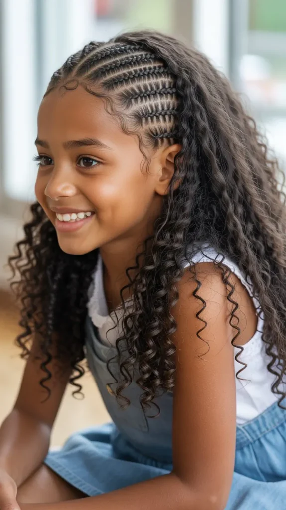 Braided Front with Loose Back