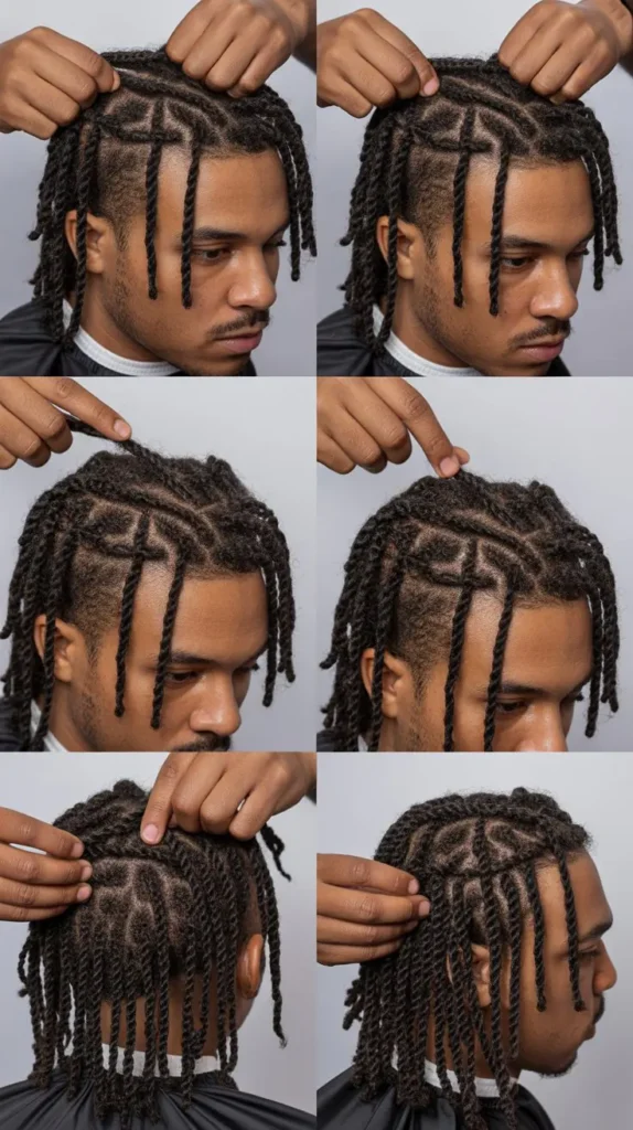 Step-by-Step Twisting Process