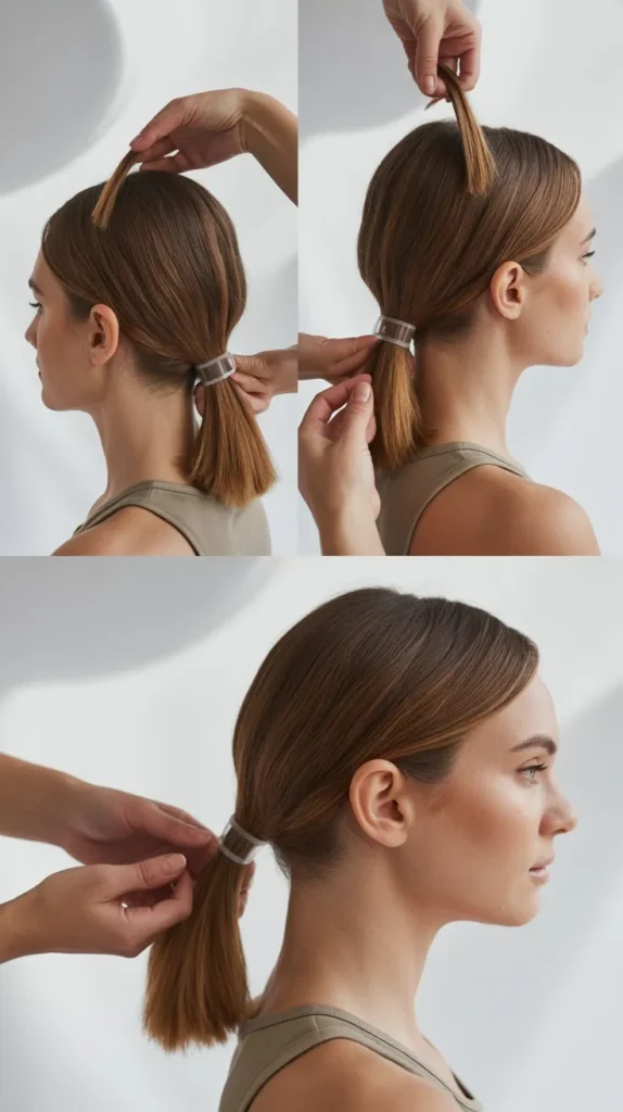 Sleek Mid-Level Ponytail