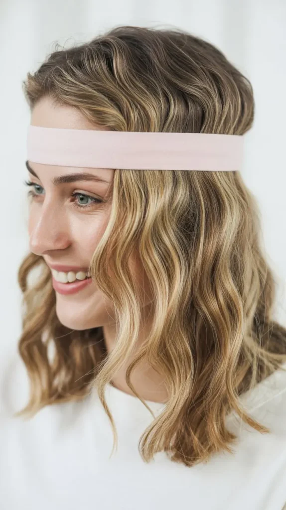  Heatless Headband Waves