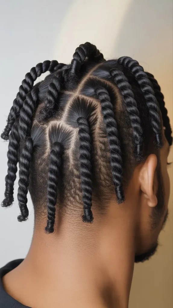 Short Two-Strand Twists for Sensitive Scalp