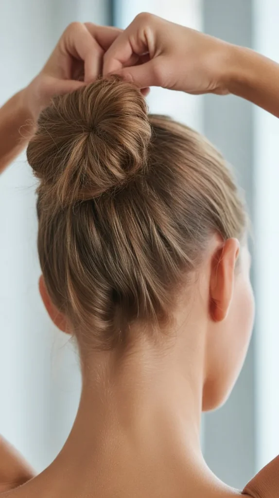 Ballerina-Inspired Tight Bun