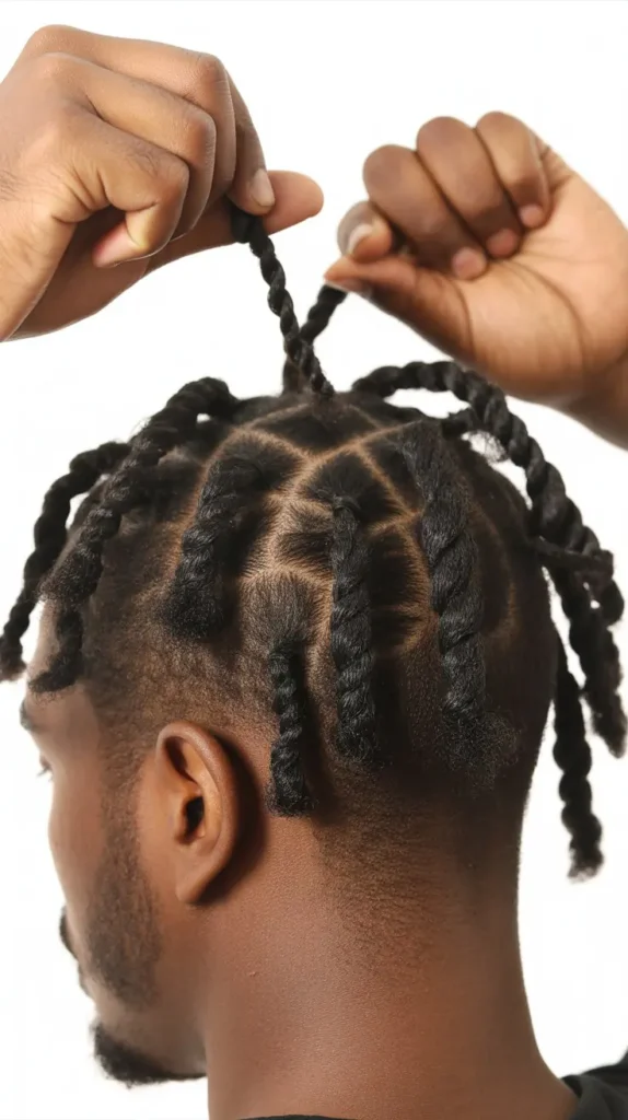 Short Twist Starter Locs Tutorial