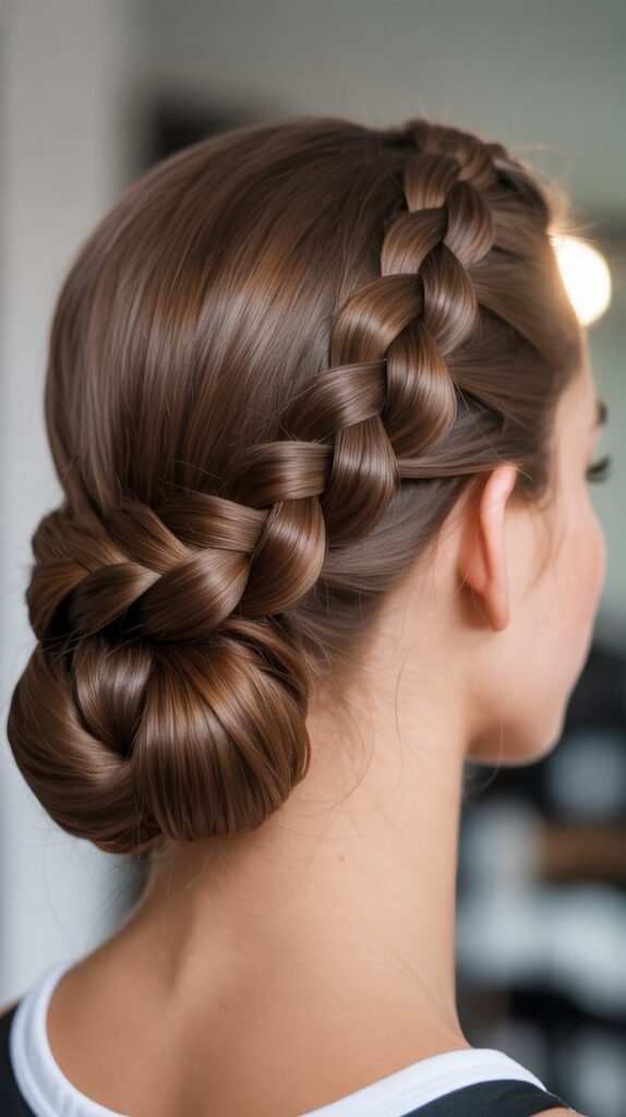 French Braided Bun