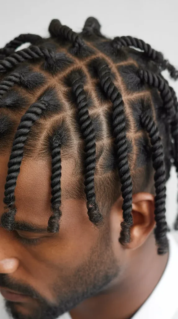 Using Two-Strand Twists to Start Locs