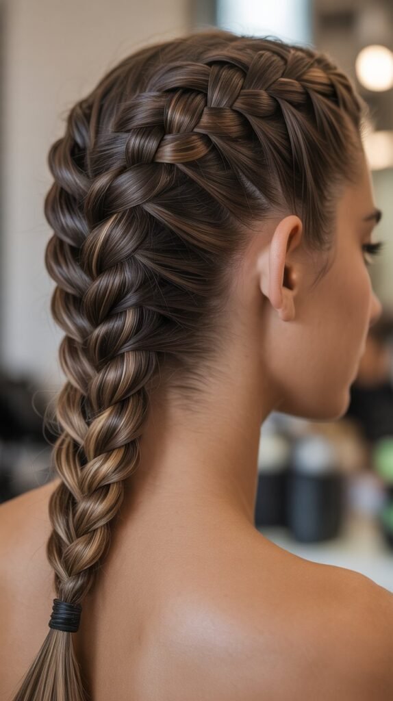 Reverse French Braid