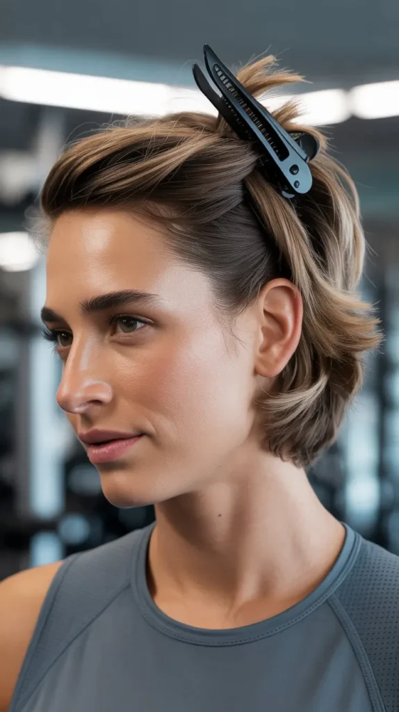 Claw Clip Half-Up (For Short Hair)