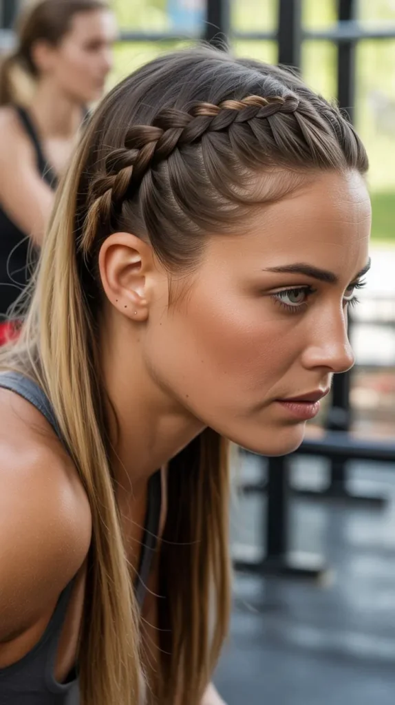 Braided Headband with Free Length