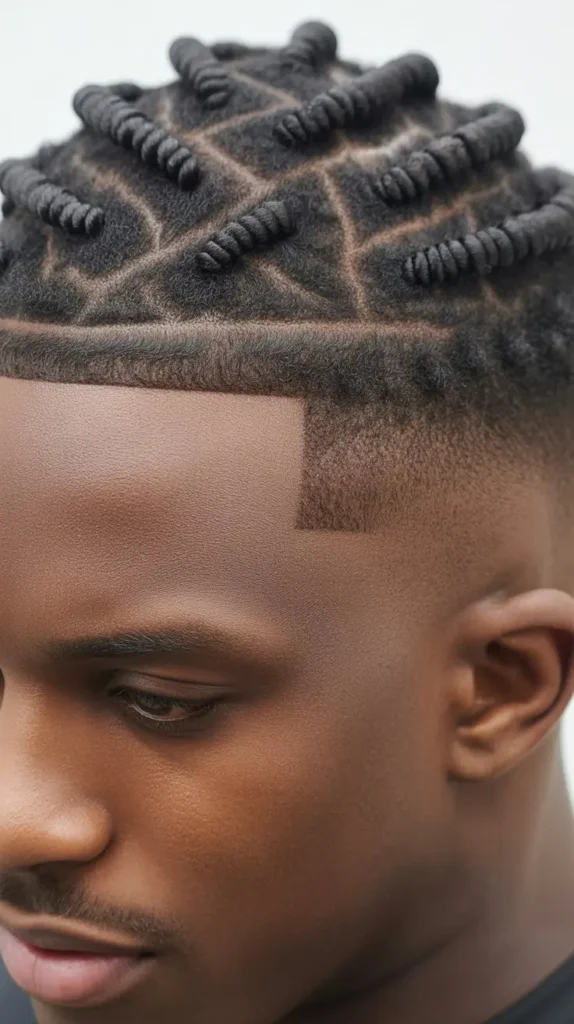 Short Two-Strand Twists with Mid Fade