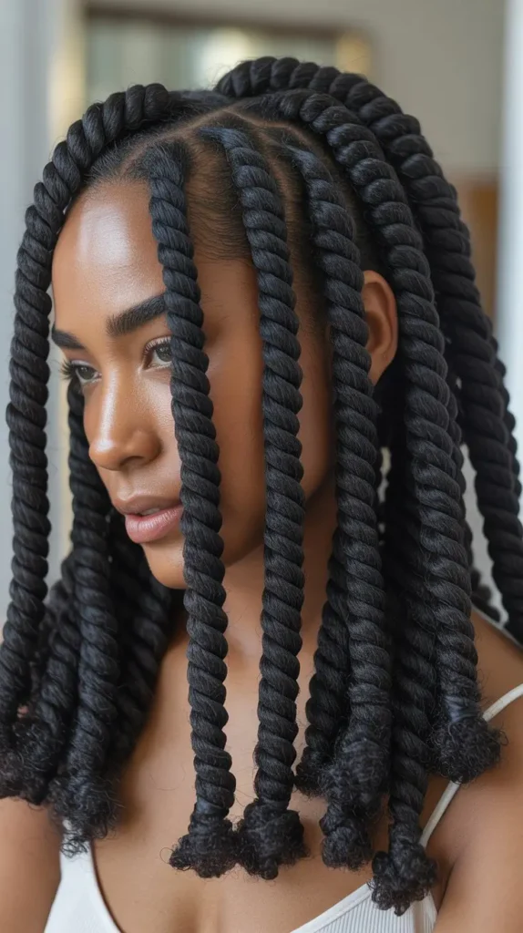  Chunky Tapered Twists
