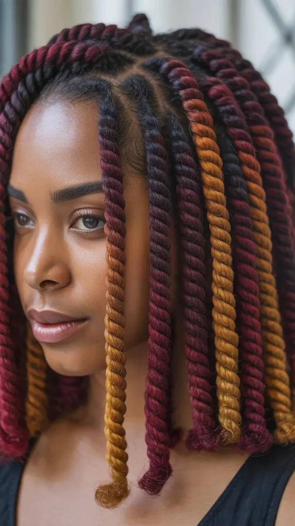 Colored Tapered Twists