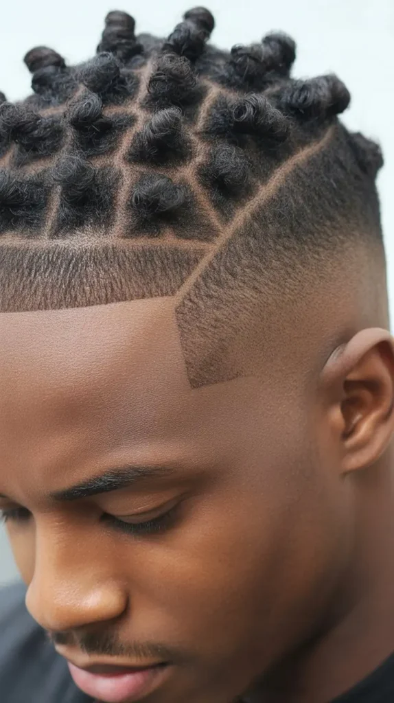 Short Two-Strand Twists with Mid Fade