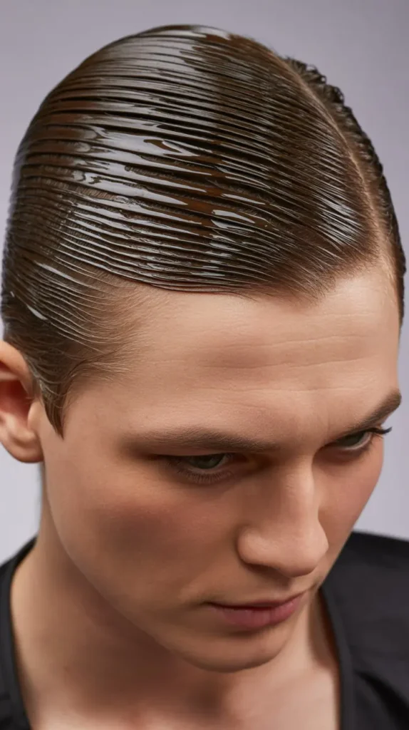 Slicked Back with Gel
