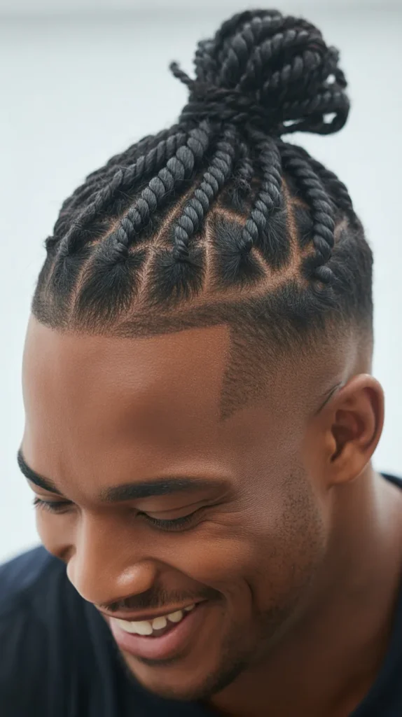 Twists into a Top Knot