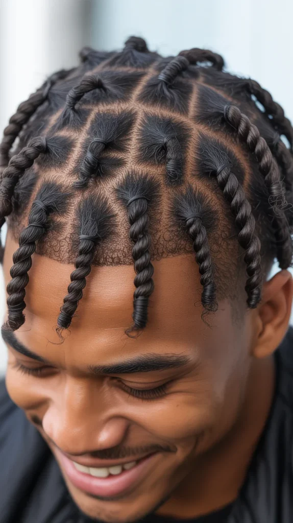 Short Twist Locs for 4C Hair