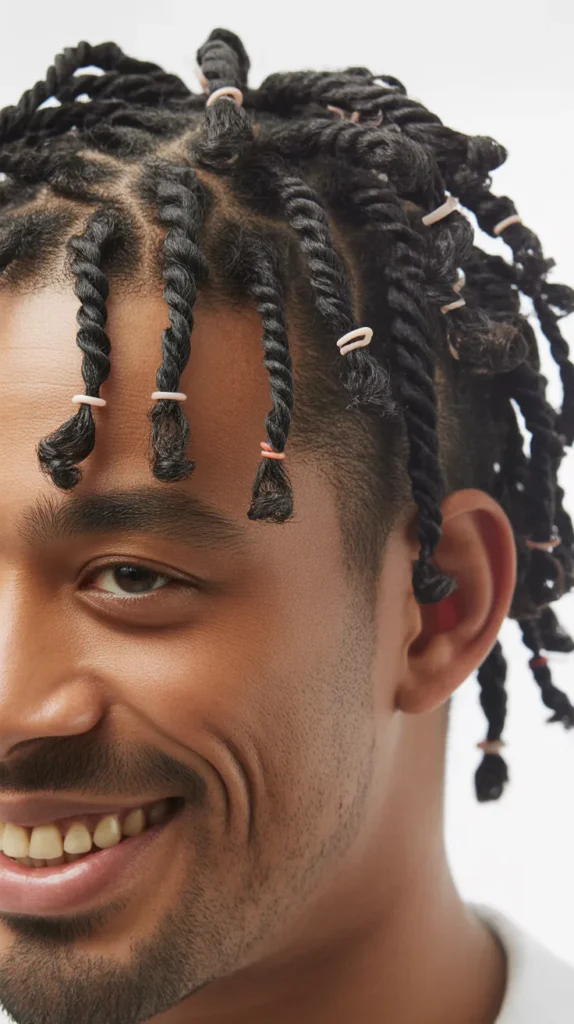 Rubber Band Method Twist Locs