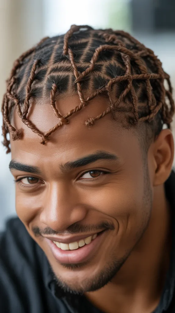 Twists into Braided Crown