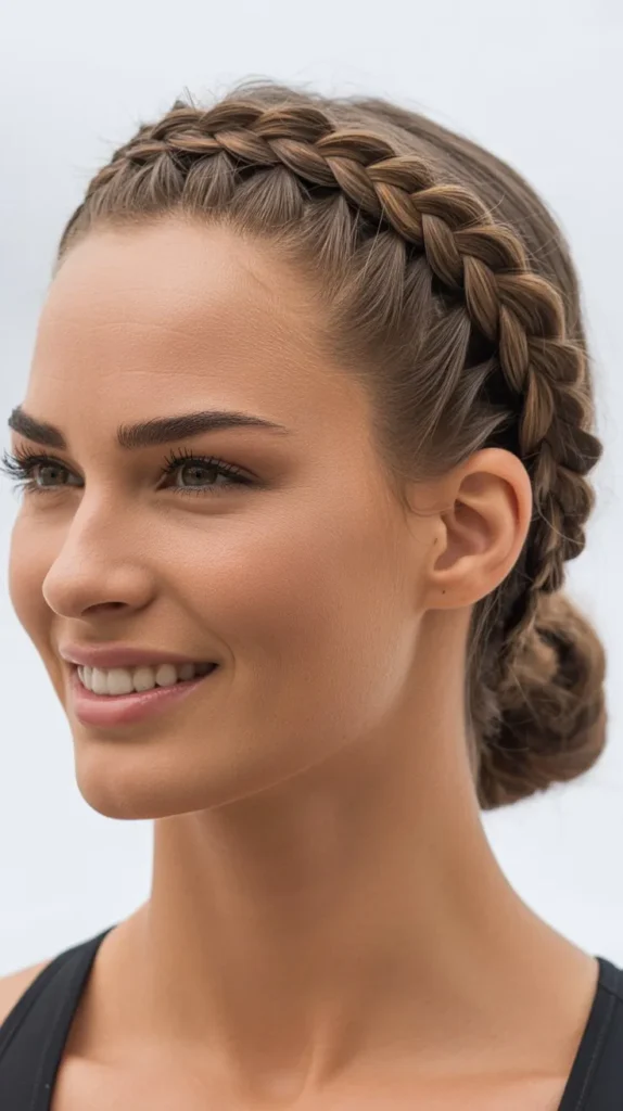 Halo Braids with Low Puff