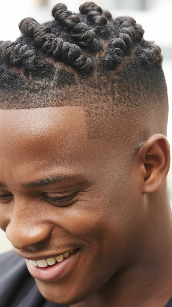 Two-Strand Locs with Undercut