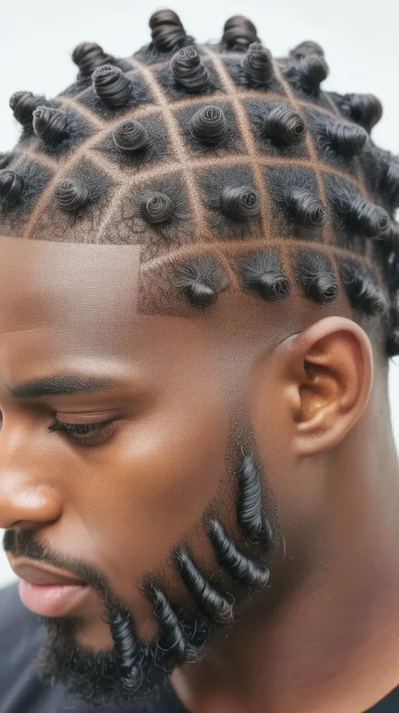 Short Two-Strand Twists with Beard Integration