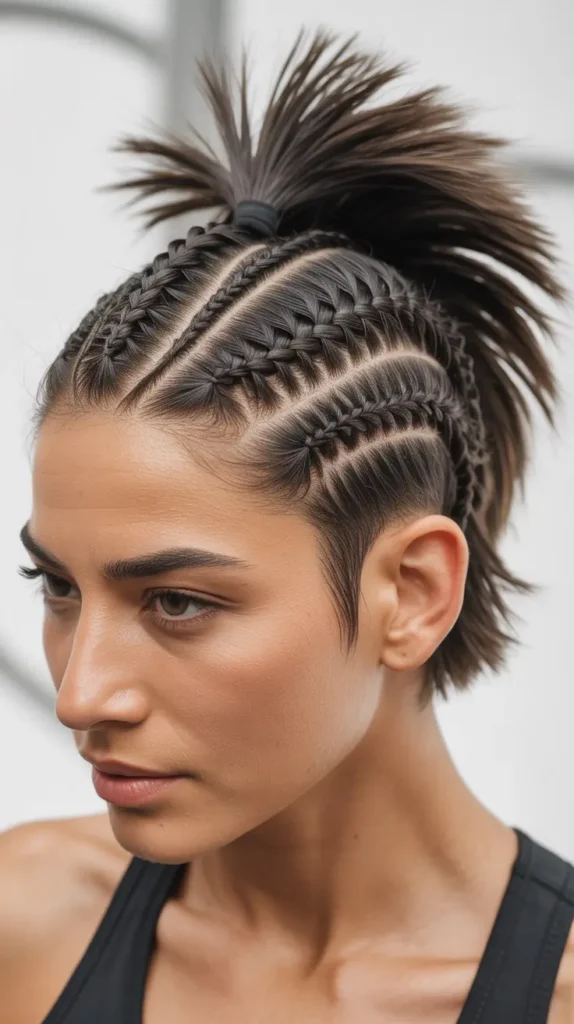 Braided Faux Hawk