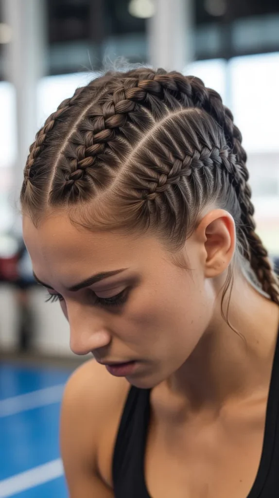 French Braided Mohawk