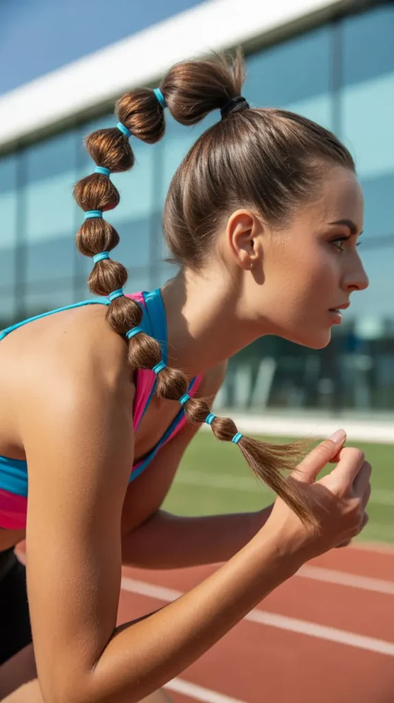 Bubble Braid Ponytail