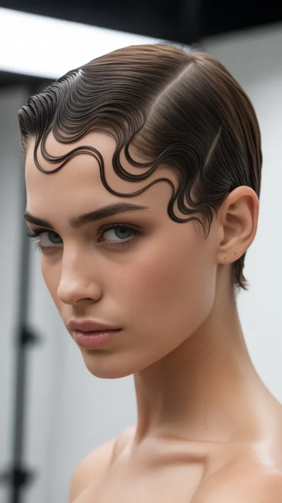  Sculpted Finger Waves