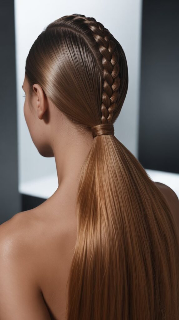  Braided Mohawk Ponytail