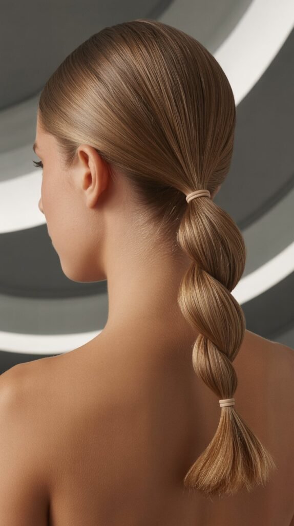 Twisted Rope Ponytail