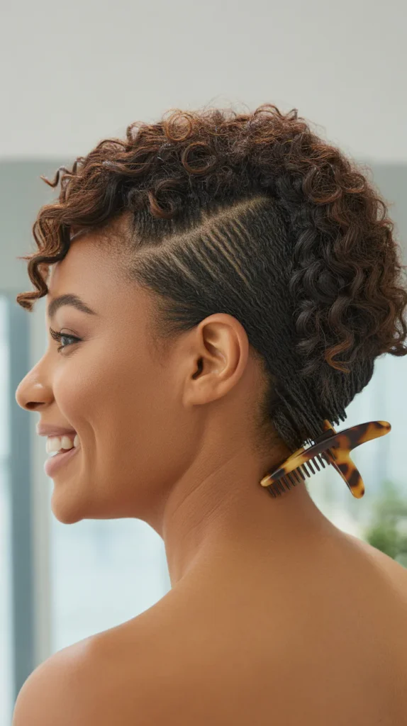 Low Clip with Side Part