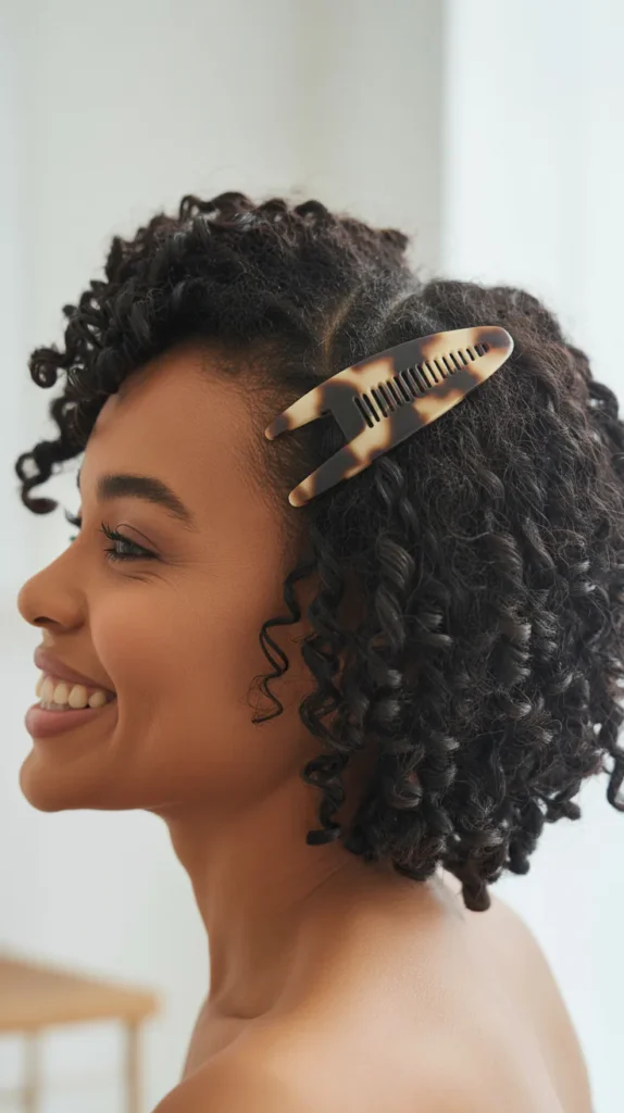 Clipped Twist-Out Style