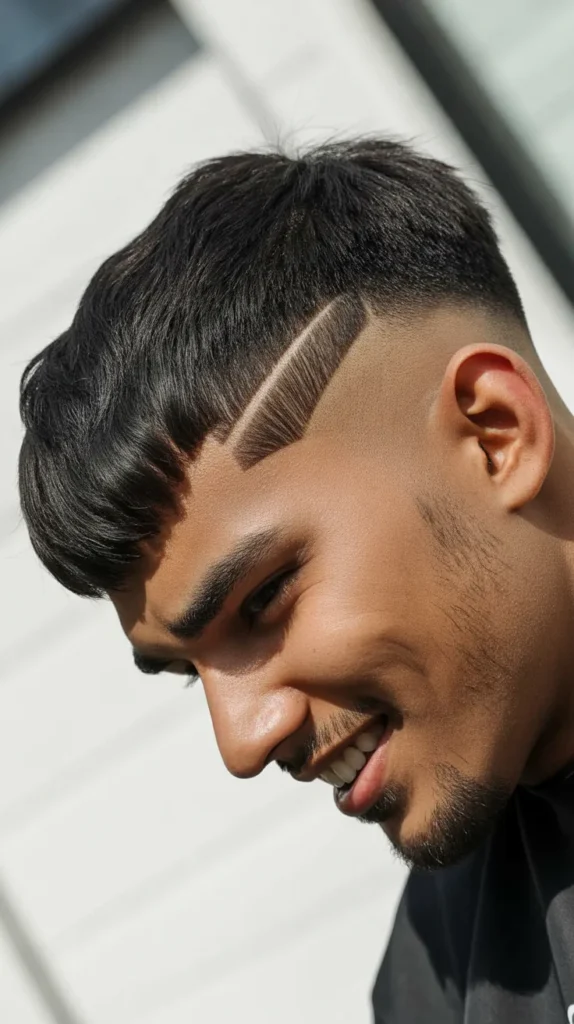 Asymmetrical Mullet Fade