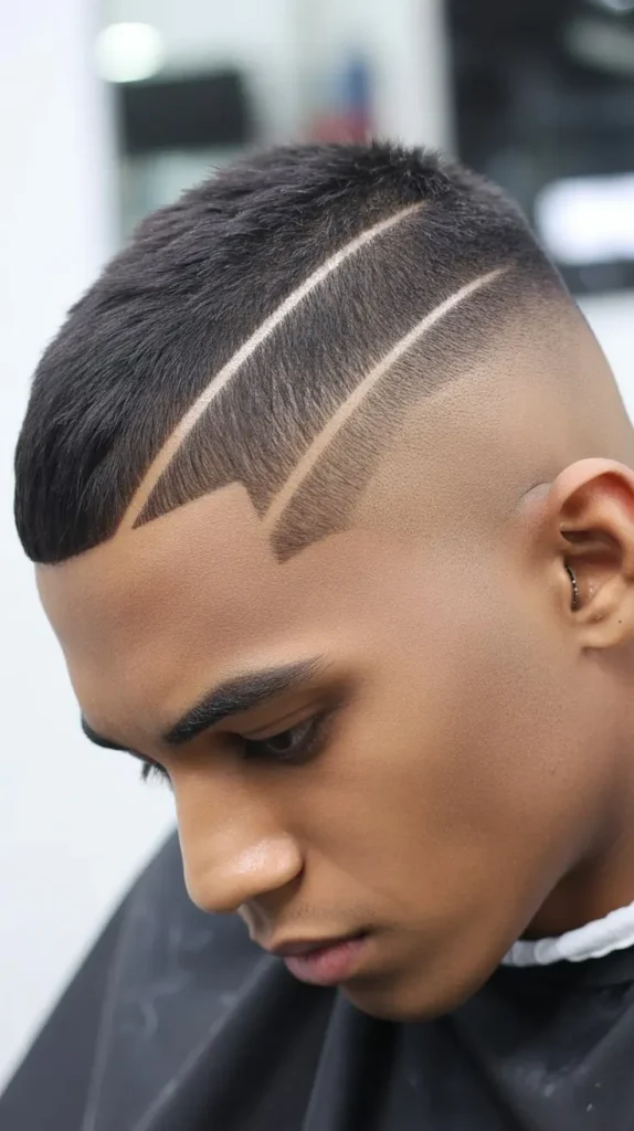  Burst Fade Mohawk