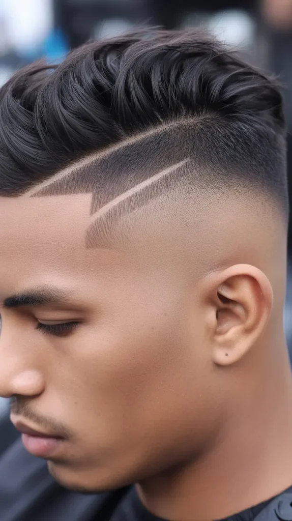  Long Mohawk Fade