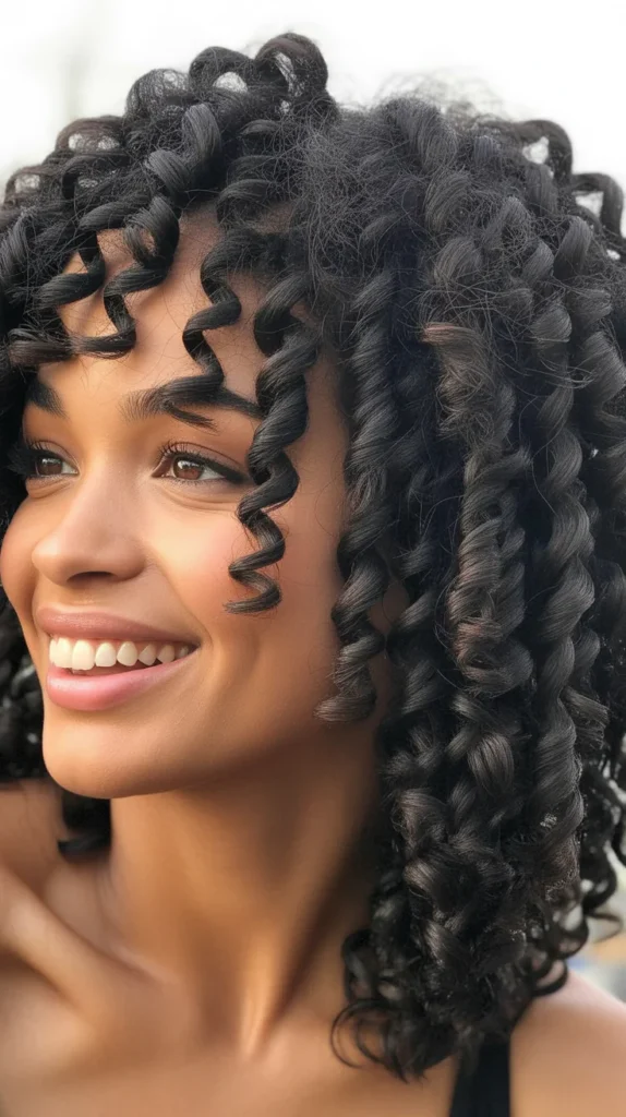 Twist-Out on Stretched Hair