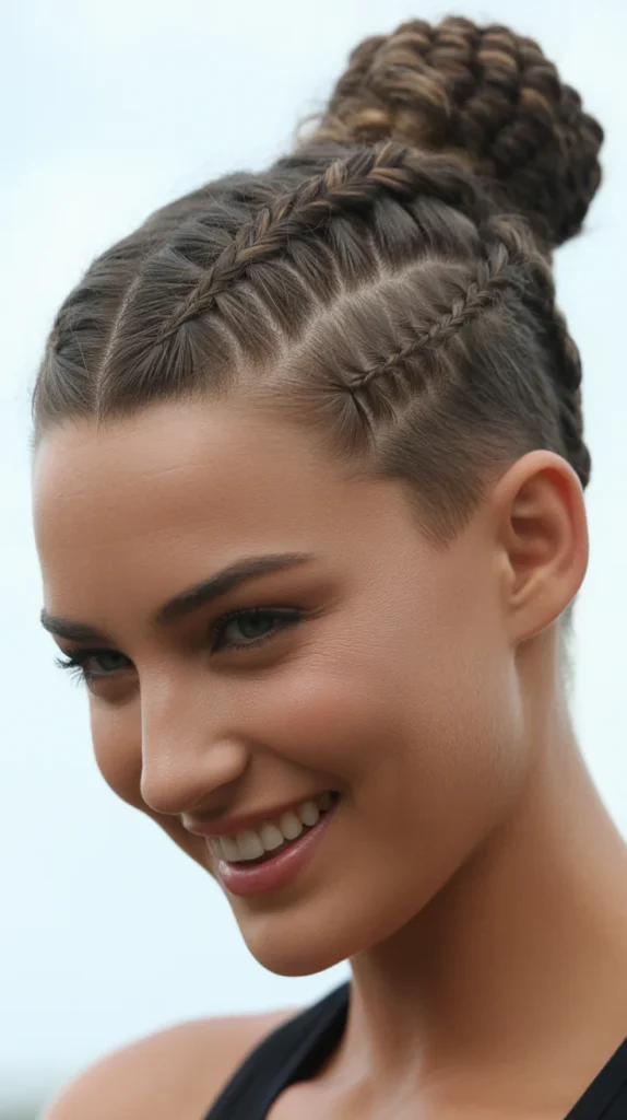 Braided Bun with Undercut